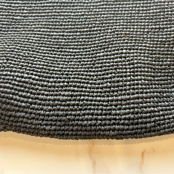 DKNY black wicker Tote Bag - Picture 3 of 5